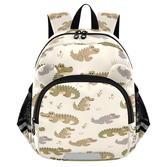 ALAZA Cartoon Alligators Mini Backpack School Bookbag Age 3-7 Medium