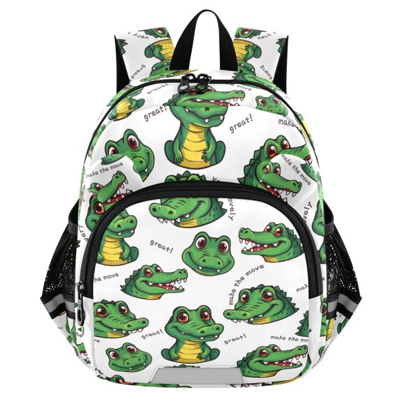 ALAZA Cartoon Alligators Mini Backpack School Bookbag Age 3-7 Small