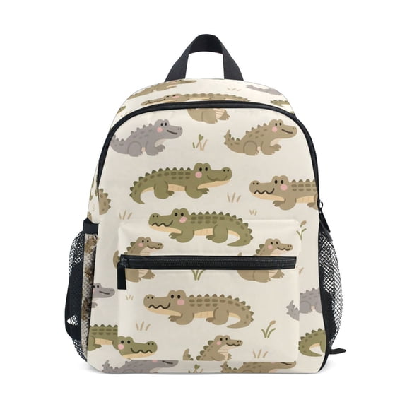 ALAZA Cartoon Alligators School Backpack Small Bookbag Mini Bags