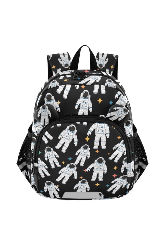 Cartoon Astronauts Stars Mini Backpack School Bookbag Age 3-7 Medium