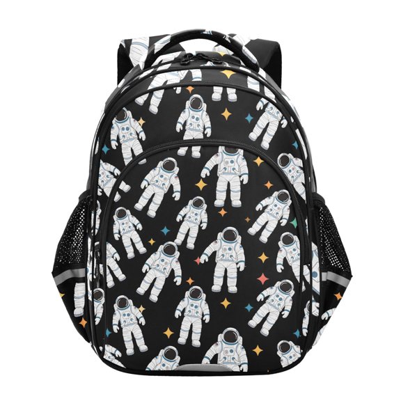 ALAZA Cartoon Astronauts Stars School Backpack Elementary Bag Bookbag Travel Rucksack