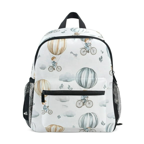 ALAZA Cartoon Balloon Bicycles School Backpack Small Bookbag Mini Bags