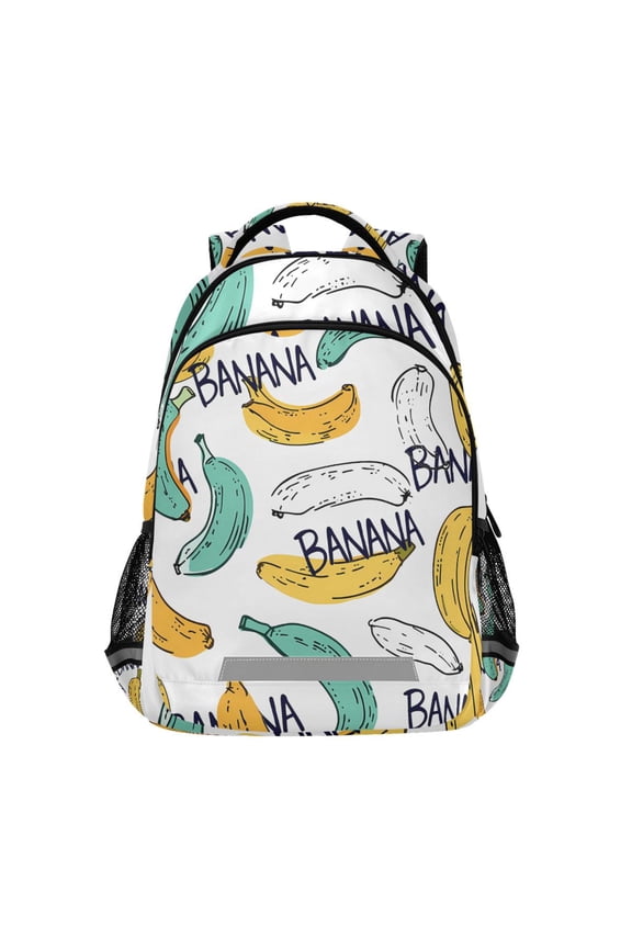 Cartoon Bananas Backpack Elementary School Bag Bookbag Travel Rucksack