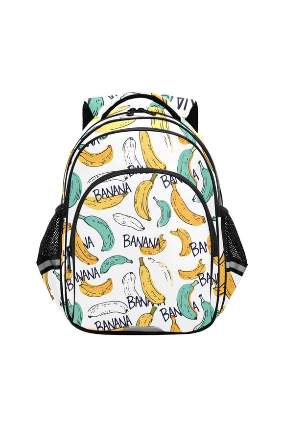 Cartoon Bananas School Backpack Elementary Bag Bookbag Travel Rucksack