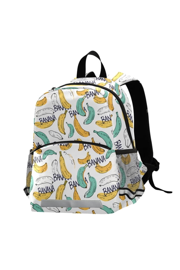 Cartoon Bananas School Backpack Elementary Student Bookbag