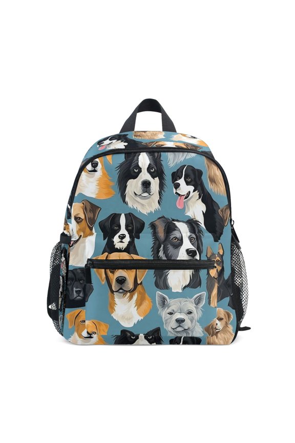 Cartoon Beagles Dogs School Backpack Small Bookbag Mini Bags