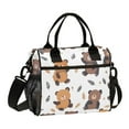thumbnail image 1 of ALAZA Cartoon Bear Insulated Lunch Bag Reusable Tote Box Adjustable Shoulder Strap for Work Picnic, 1 of 6