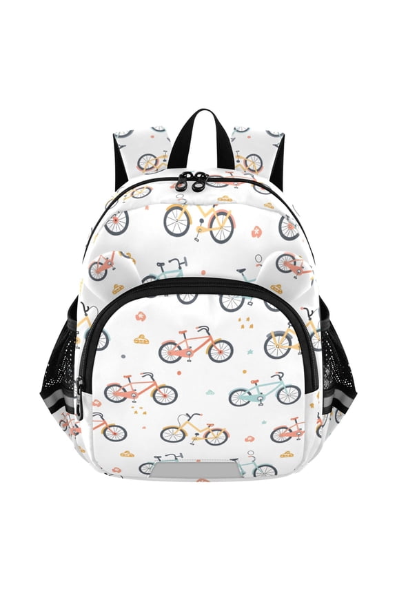 Cartoon Bike Mini Backpack School Bookbag Age 3-7 Medium
