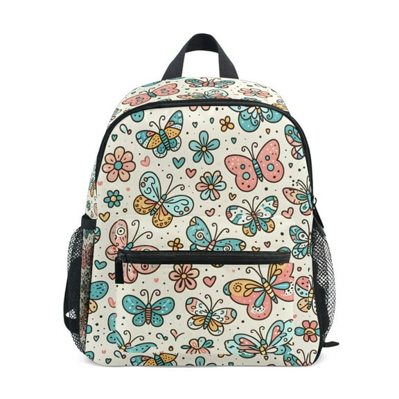 ALAZA Cartoon Butterfly School Backpack Small Bookbag Mini Bags