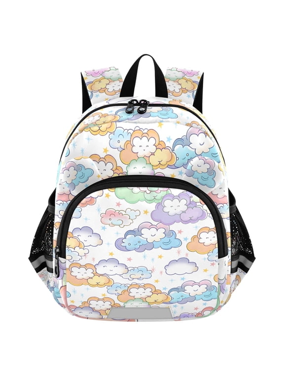 Cartoon Clouds Cute Mini Backpack School Bookbag Age 3-7 Small