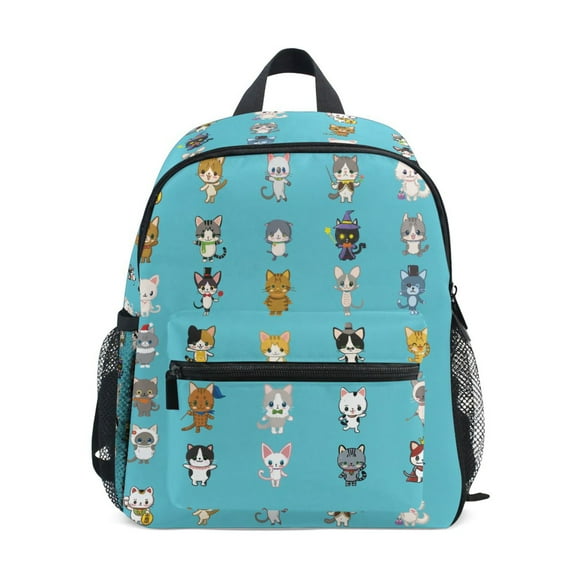 ALAZA Cartoon Cute Cats School Backpack Small Bookbag Mini Bags