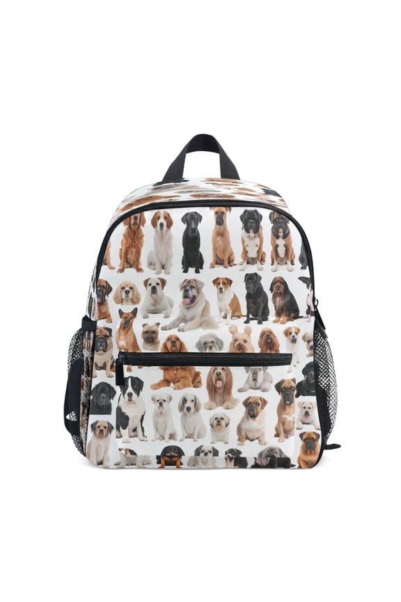 Cartoon Cute Dogs School Backpack Small Bookbag Mini Bags
