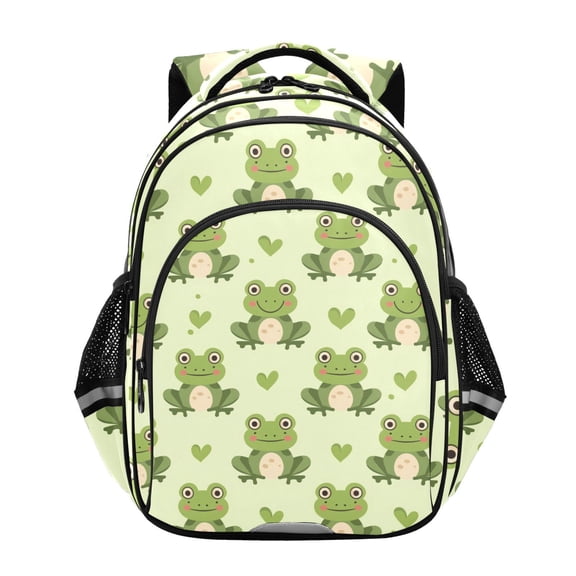 ALAZA Cartoon Cute Frog School Backpack Elementary Bag Bookbag Travel Rucksack