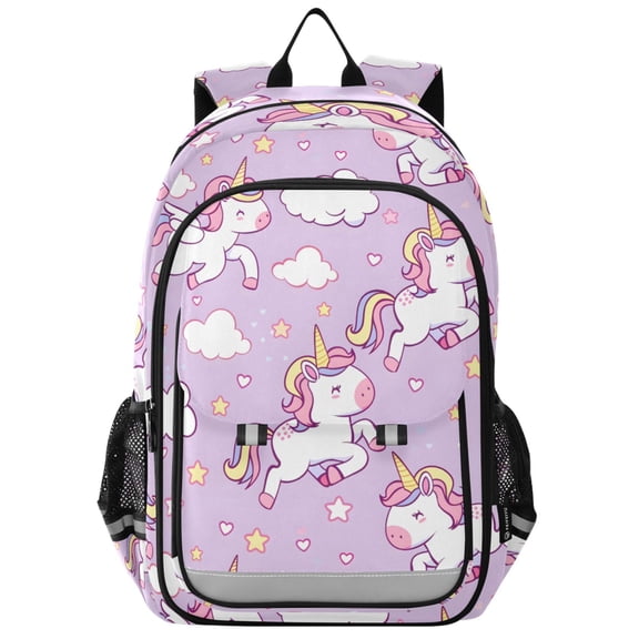 ALAZA Cartoon Cute Unicorn Laptop Backpack Purse Travel Bag Casual School Bookbag Rucksack for Women Men