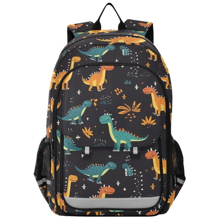 ALAZA Cartoon Dinosaur-d2 School Laptop Backpack Travel Bag Casual Student Bookbag Rucksack