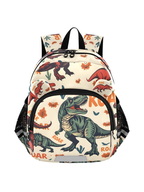 Cartoon Dinosaur-d5 Mini Backpack School Bookbag Age 3-7 Small
