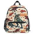 ALAZA Cartoon Dinosaur-d5 Pattern School Backpack Student Bookbag Mini ...