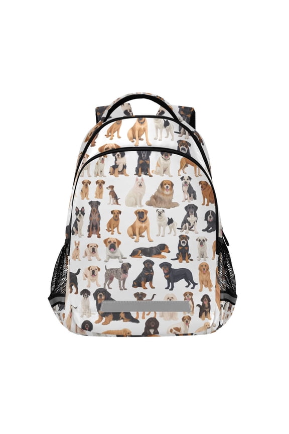 Cartoon Dogs Backpack Elementary School Bag Bookbag Travel Rucksack