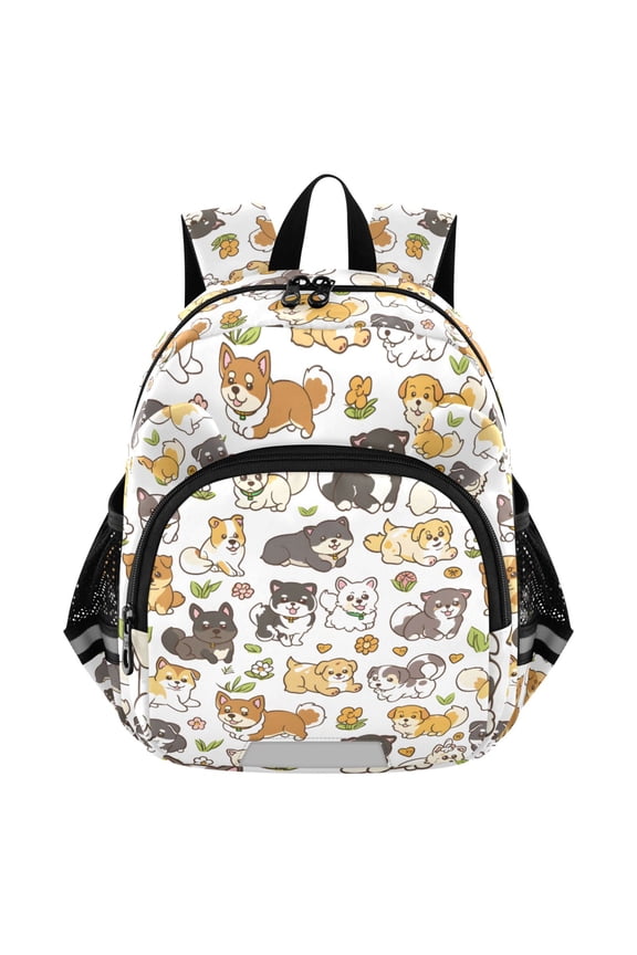 Cartoon Dogs Cute Mini Backpack School Bookbag Age 3-7 Medium