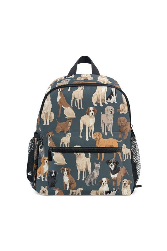 Cartoon Dogs Cute School Backpack Small Bookbag Mini Bags