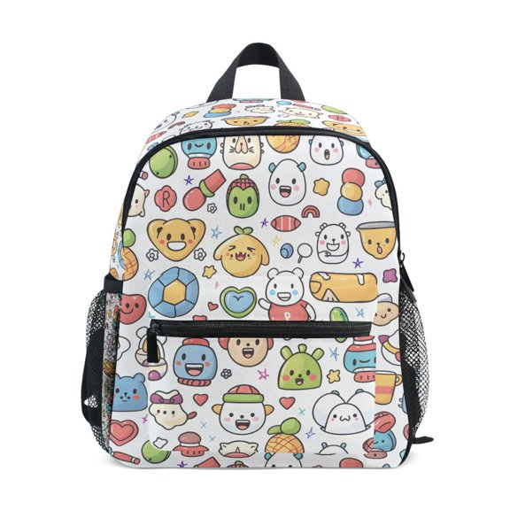 ALAZA Cartoon Dogs Print School Backpack Small Bookbag Mini Bags