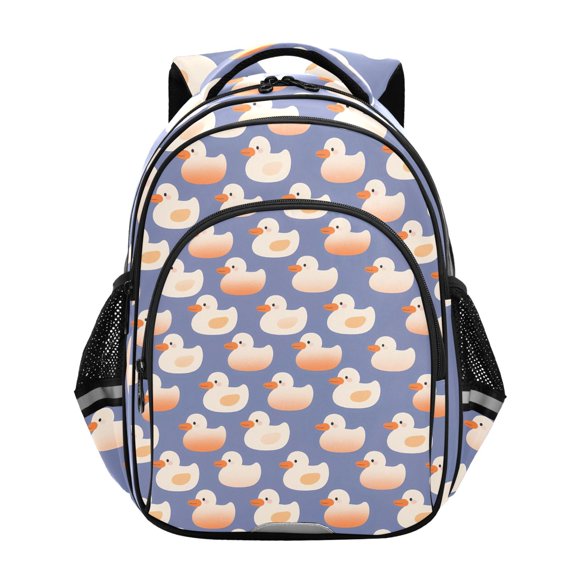 ALAZA Cartoon Duck Purple School Backpack Elementary Bag Bookbag Travel Rucksack