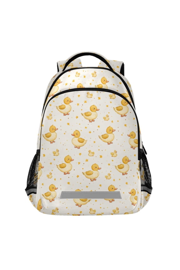 Cartoon Ducks Cute Pattern Backpack Elementary School Bags Student Bookbag Travel Rucksack