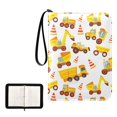 thumbnail image 1 of ALAZA Cartoon Excavator Trucks-h3 Trading Card Binder 4 Pocket Cards Collection Album 400 Folder Holder, 1 of 6