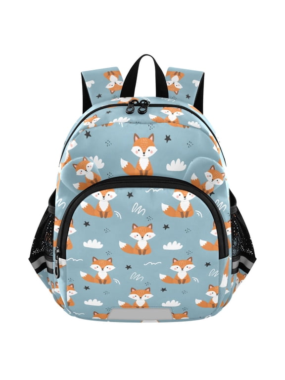 Cartoon Fox Mini Backpack School Bookbag Age 3-7 Small