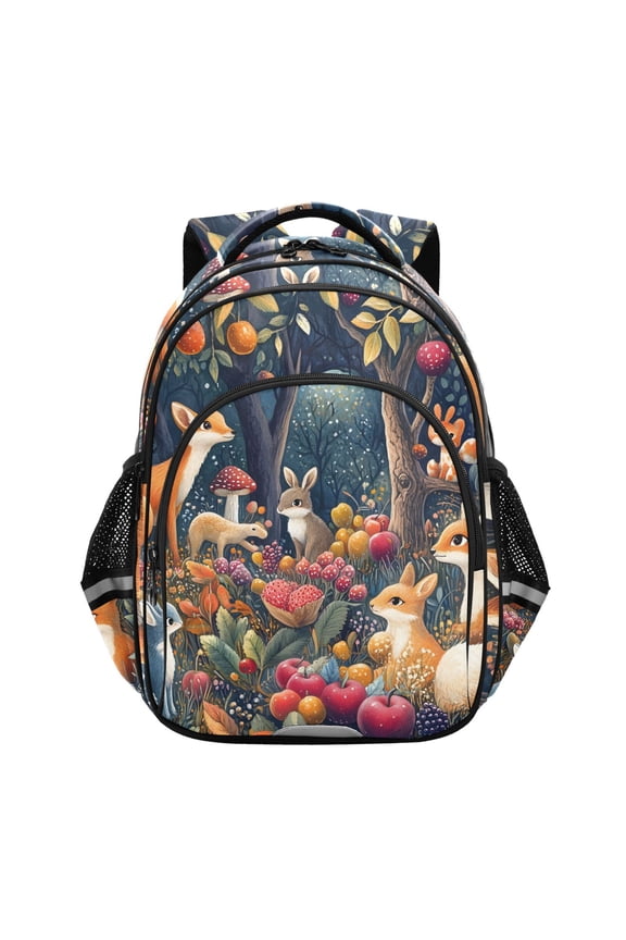 Cartoon Fox School Backpack Elementary Bag Bookbag Travel Rucksack