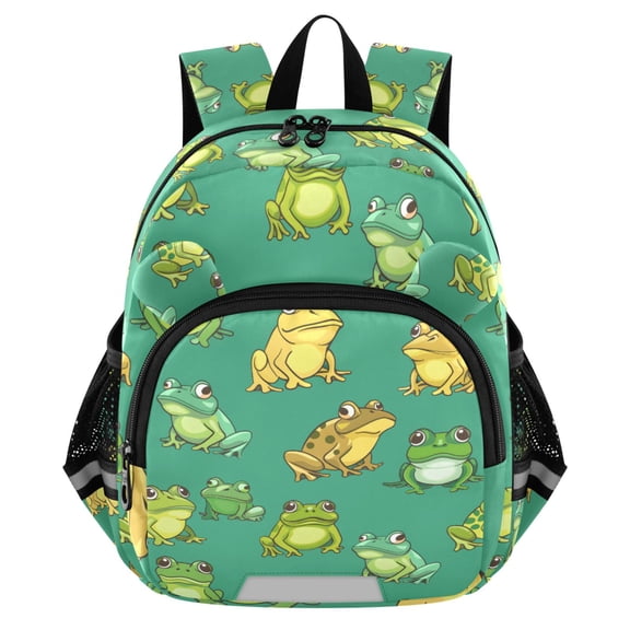 ALAZA Cartoon Frog Mini Backpack School Bookbag Age 3-7 Medium