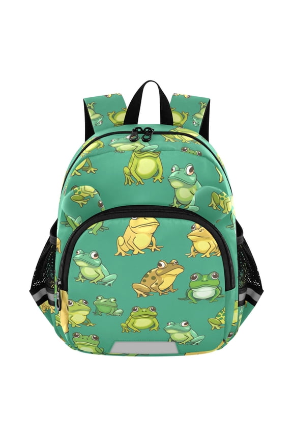 Cartoon Frog Mini Backpack School Bookbag Age 3-7 Medium