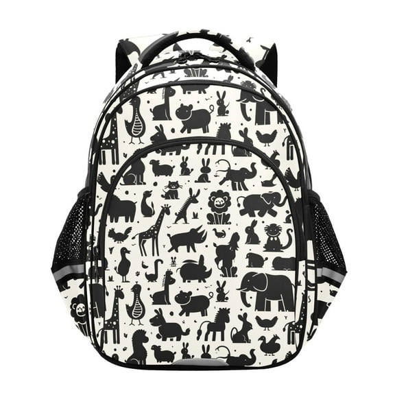 ALAZA Cartoon Funny Animals School Backpack Elementary Bag Bookbag Travel Rucksack