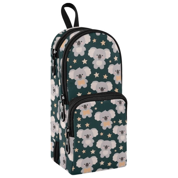ALAZA Cartoon Koala Stars Pencil Case Pen Pouch Stationery Organizer Bag