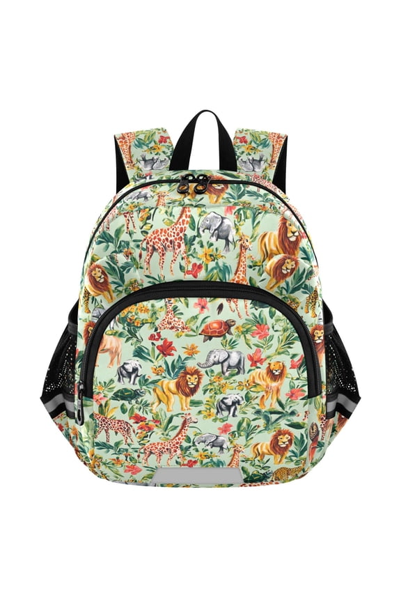 Cartoon Lions Animal Mini Backpack School Bookbag Age 3-7 Small
