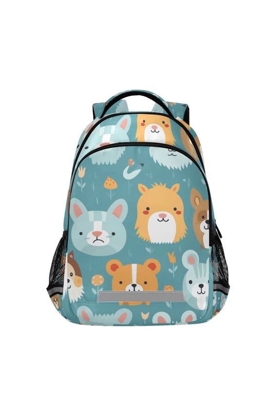 Cartoon Lions Backpack Elementary School Bag Bookbag Travel Rucksack