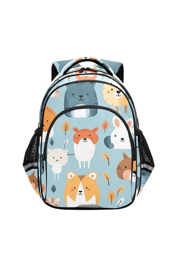 Cartoon Lions School Backpack Elementary Bag Bookbag Travel Rucksack