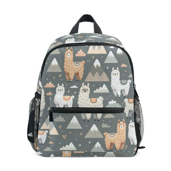 ALAZA Cartoon Llamas School Backpack Small Bookbag Mini Bags