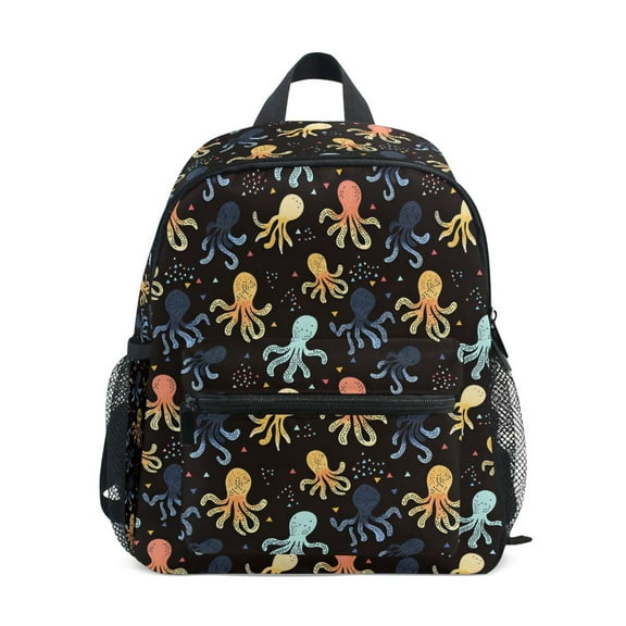 ALAZA Cartoon Magic Octopus School Backpack Small Bookbag Mini Bags