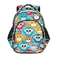 thumbnail image 1 of ALAZA Cartoon Monkey Cute School Backpack Elementary Bag Bookbag Travel Rucksack, 1 of 6