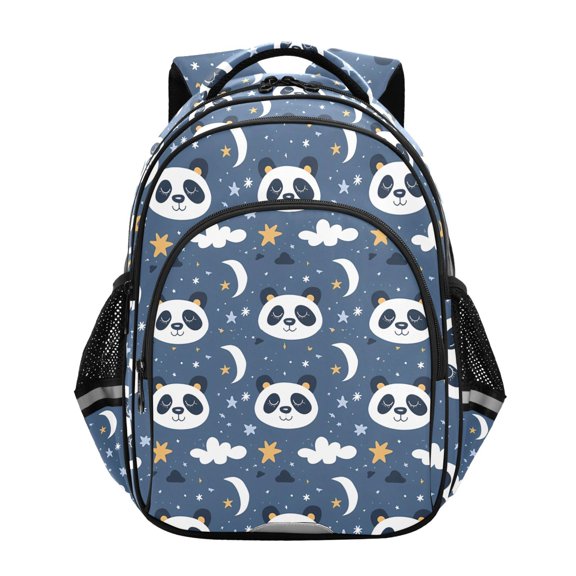 ALAZA Cartoon Pandas and Clouds School Backpack Elementary Bag Bookbag Travel Rucksack
