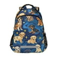 thumbnail image 1 of ALAZA Cartoon Puppy Dog Backpack Elementary School Bag Bookbag Travel Rucksack, 1 of 7