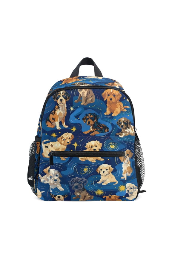 Cartoon Puppy Dog School Backpack Small Bookbag Mini Bags