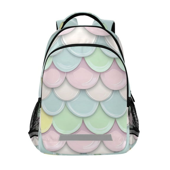 ALAZA Cartoon Scale Pattern Backpack Elementary School Bag Bookbag Travel Rucksack
