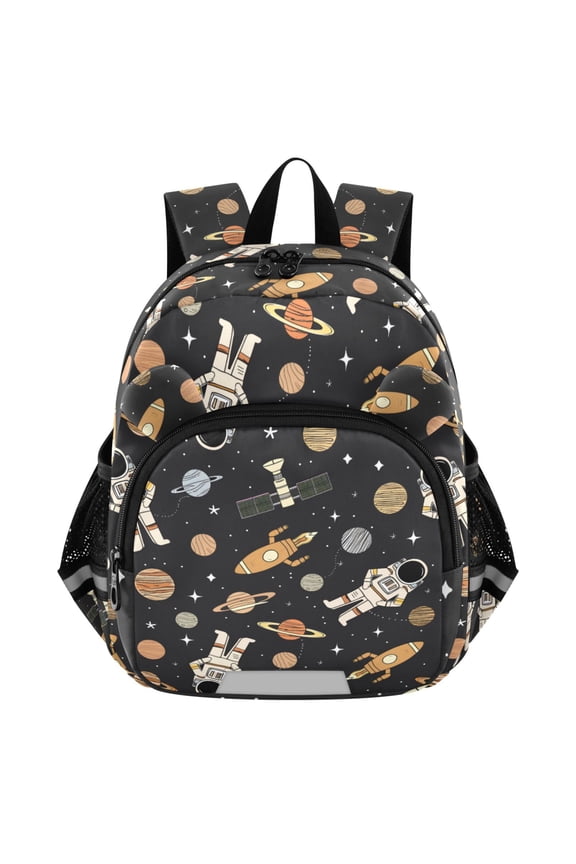 Cartoon Space Astronaut Mini Backpack School Bookbag Age 3-7 Medium