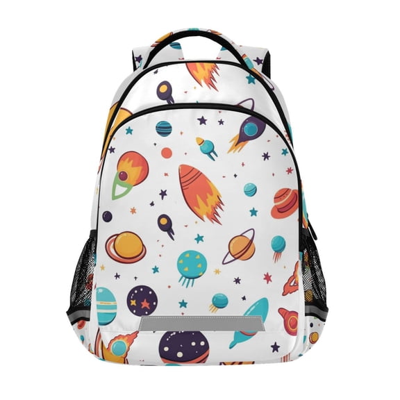 ALAZA Cartoon Space Star Backpack Elementary School Bag Bookbag Travel Rucksack