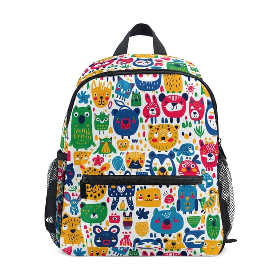 ALAZA Cartoon Tigers Animals School Backpack Small Bookbag Mini Bags