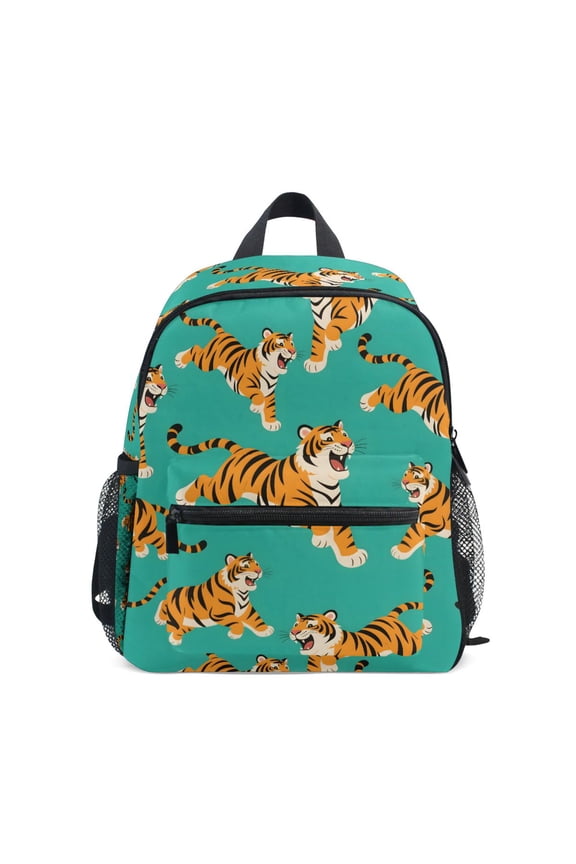 Cartoon Tigers Cute School Backpack Small Bookbag Mini Bags