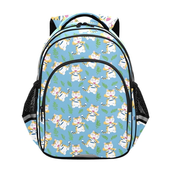 ALAZA Cartoon Tigers School Backpack Elementary Bag Bookbag Travel Rucksack