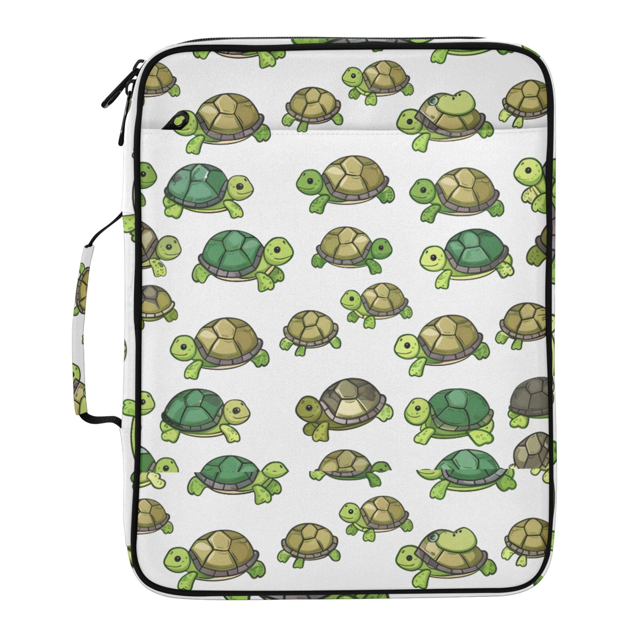 ALAZA Cartoon Turtles Pattern Expanding Accordion File Folder 3 Ring ...